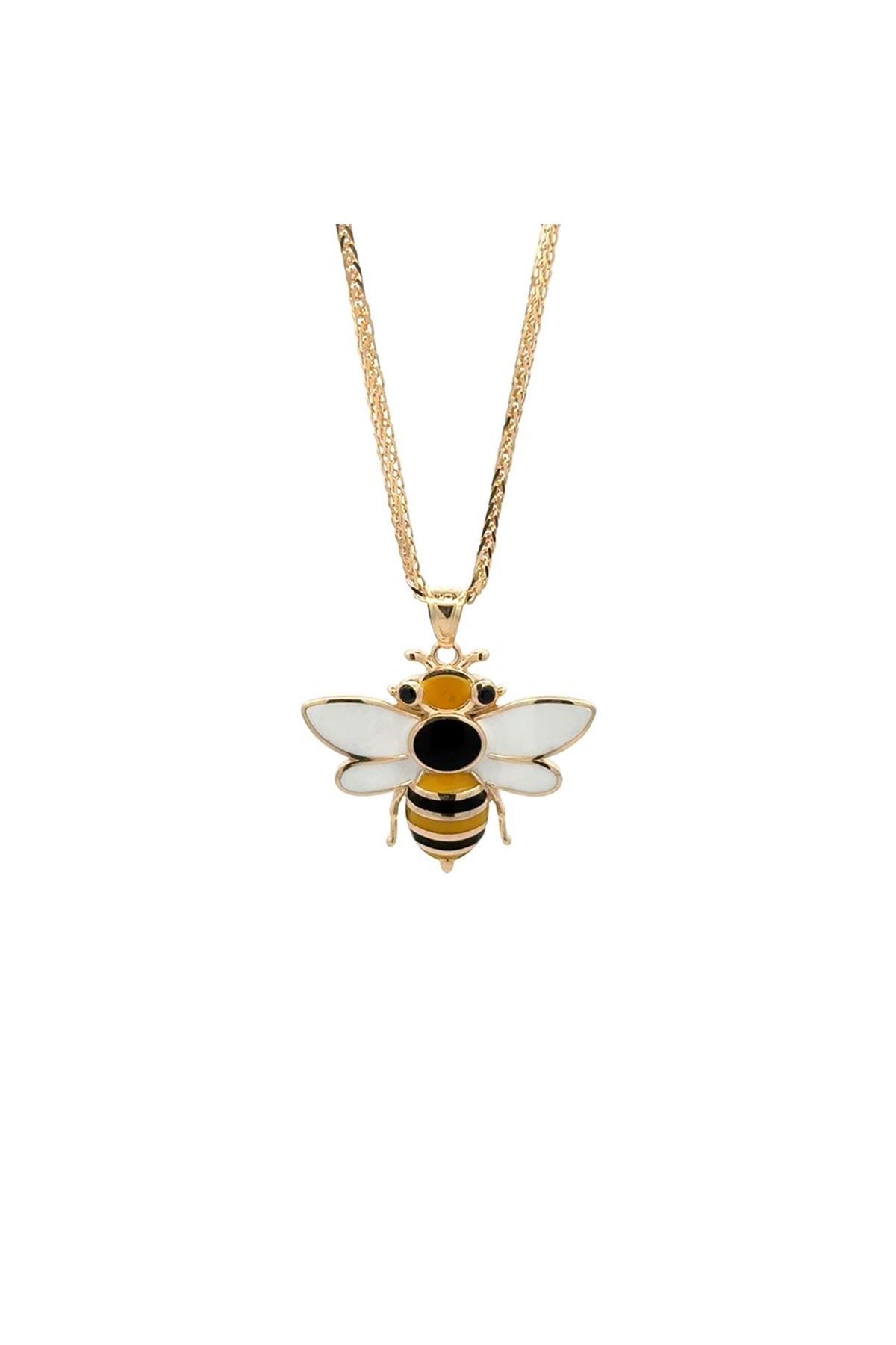 Arı Kolye Ucu (2,0*2,3 Cm 0,15 Mm)