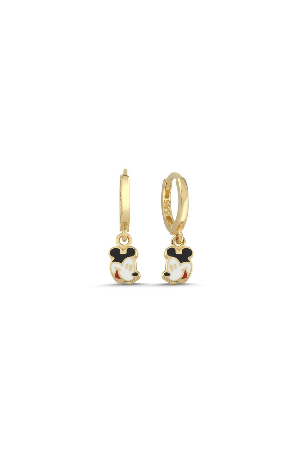 Mickey  Mouse Mineli Çocuk Küpe