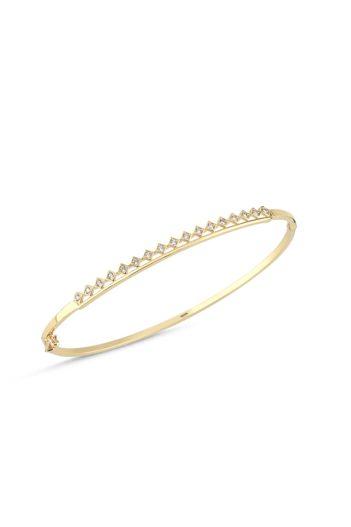 Baget Kare Taşlı Kelepçe ( 6*5 Cm 1 Mm)