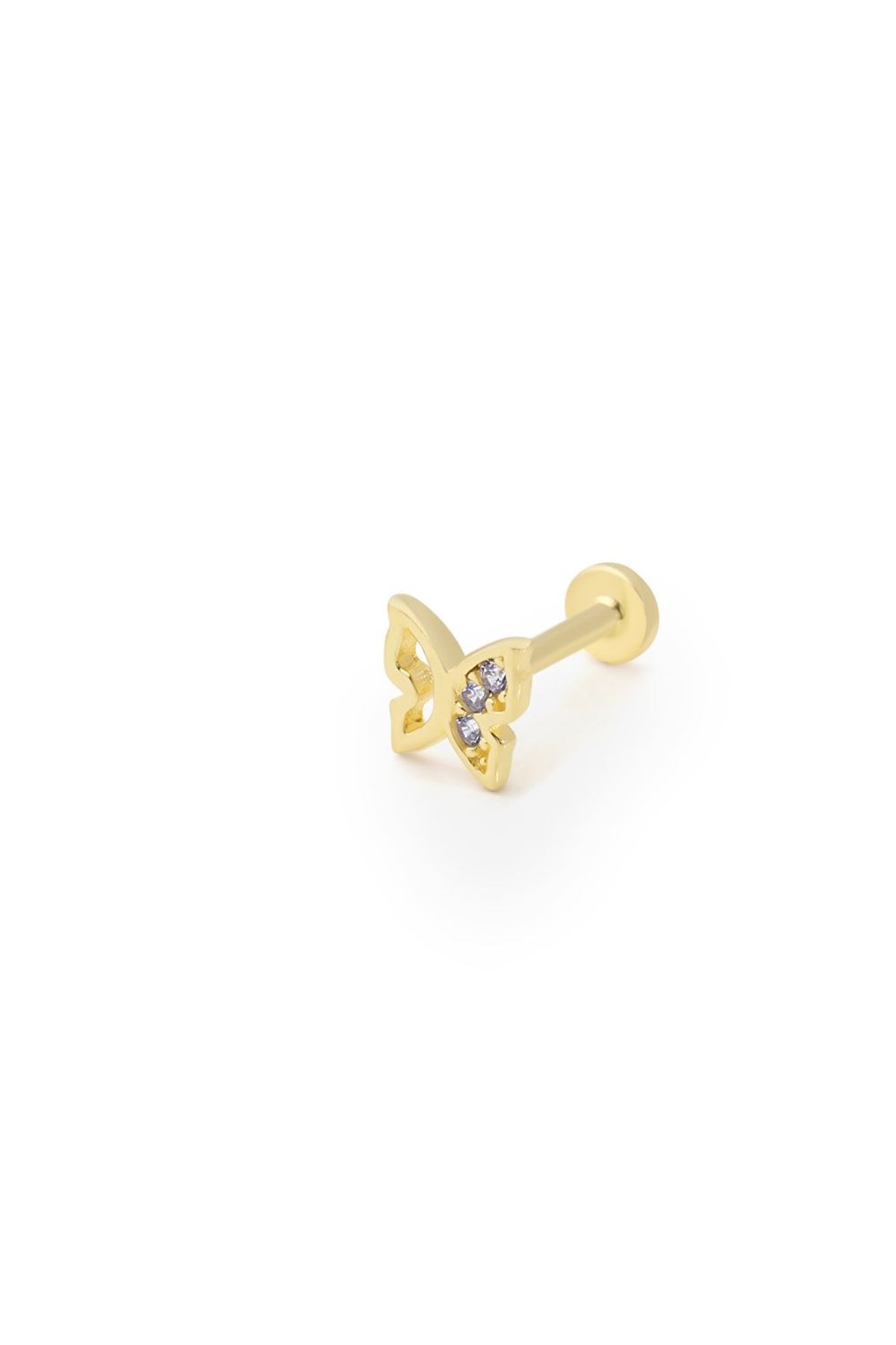Kelebek Taşlı Piercing