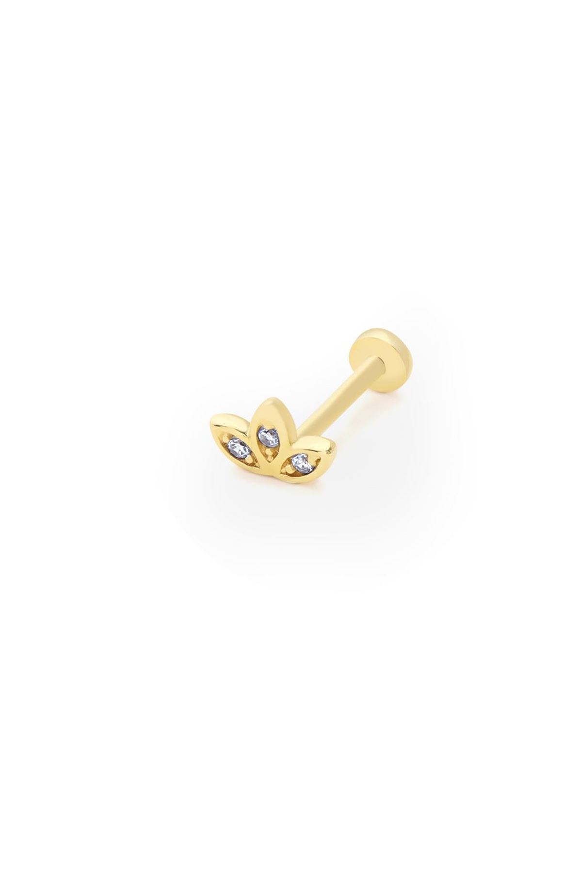 Yaprak Taşlı Piercing