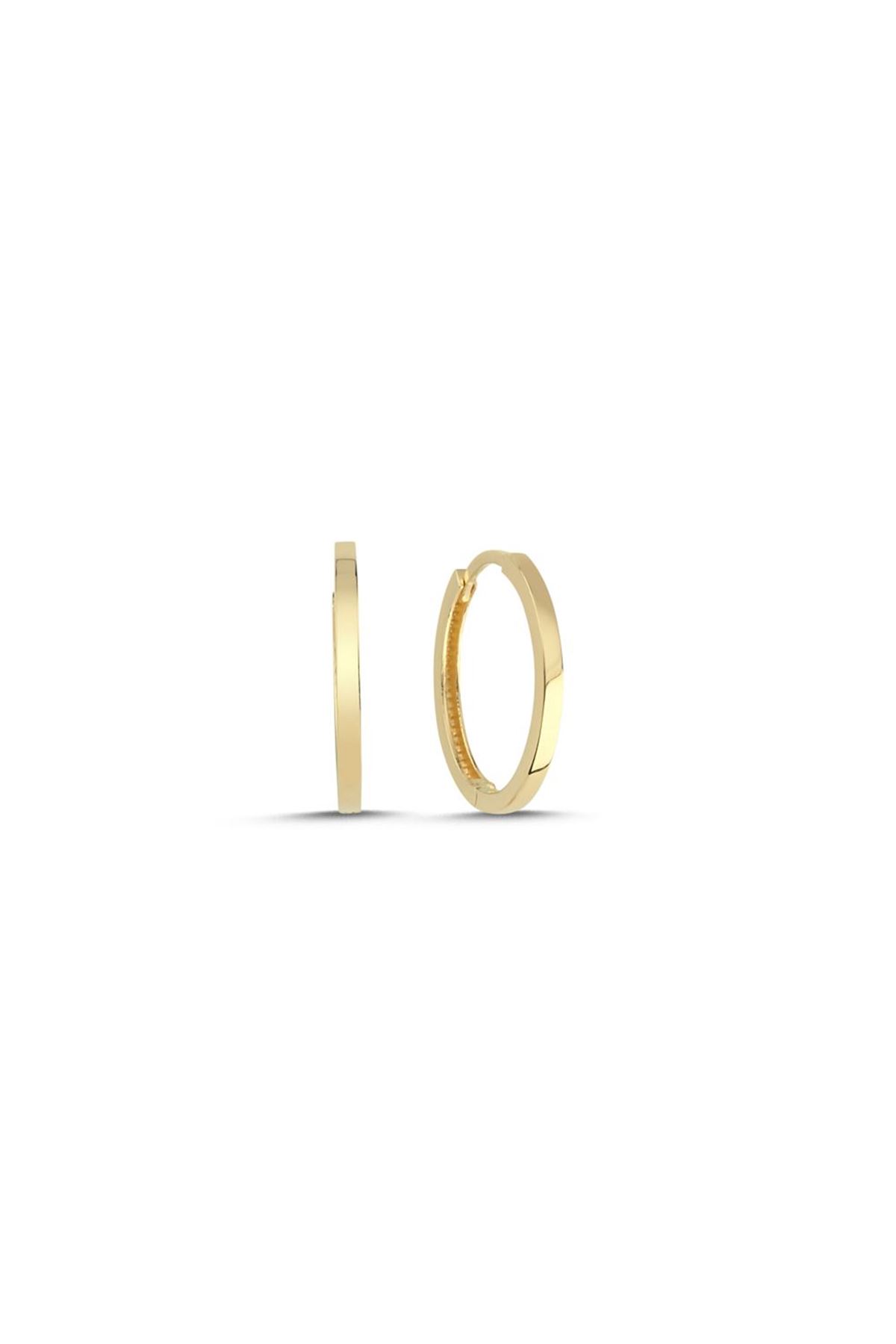 Orta Boy Halka Küpe (2x2 cm 1 mm)