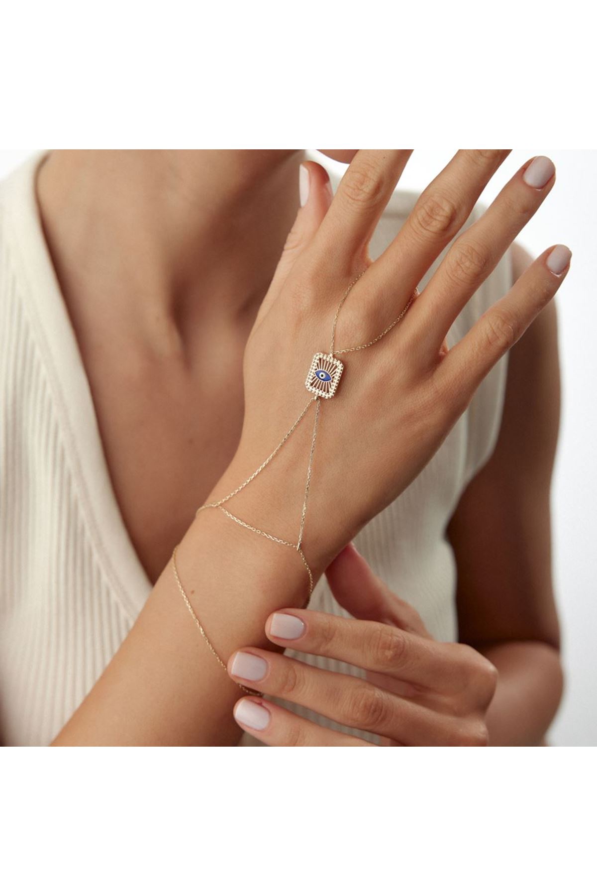Nazar Kalemli Plaka Tasarım Şahmeran