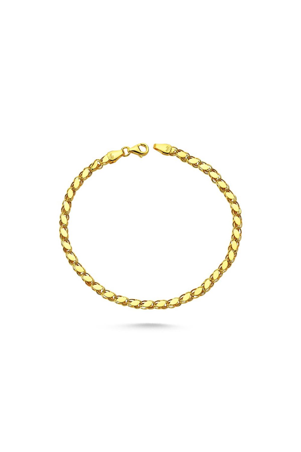 Pullu Zincir Bileklik 19 Cm