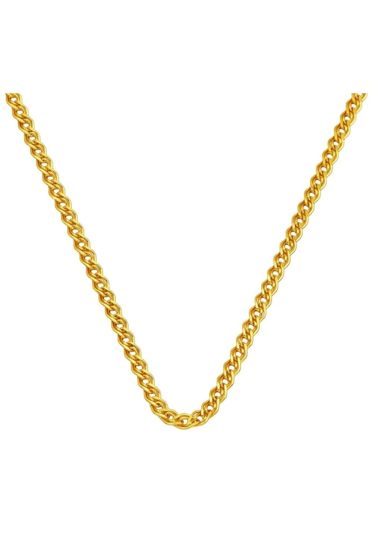 22 Ayar Samanyolu Altın Zincir 55 cm Modern Kolye