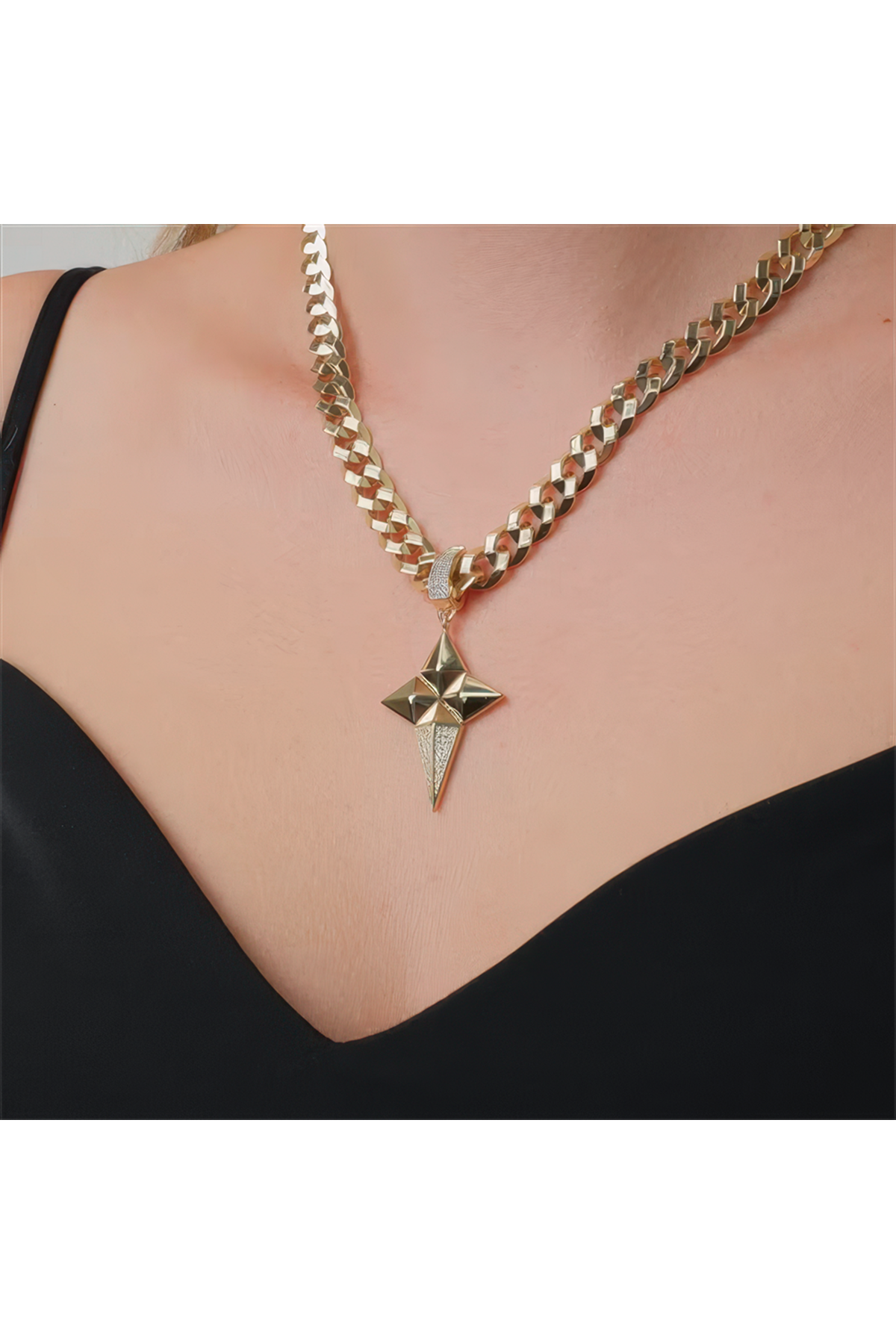 Hareketli Geometrik Yıldız Charm