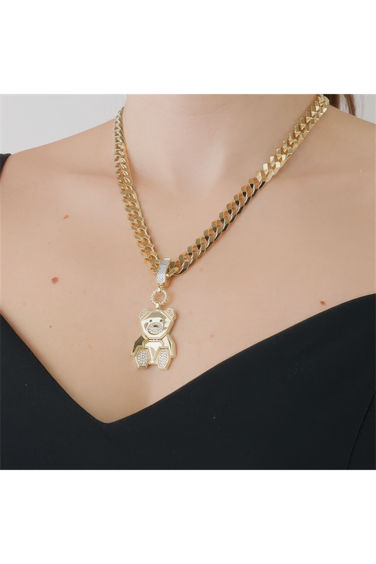 Taşlı Ayıcık Charm