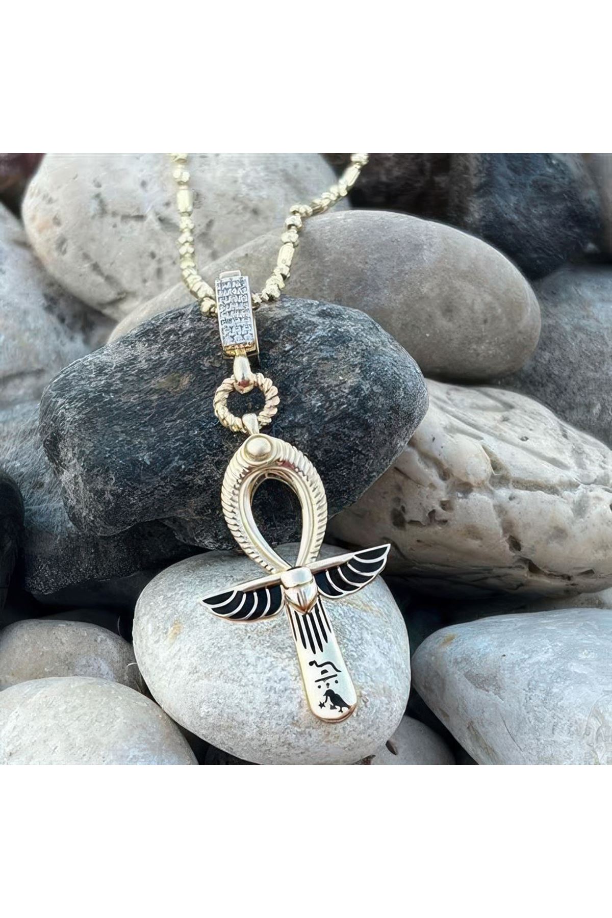 Mineli Ankh Charm
