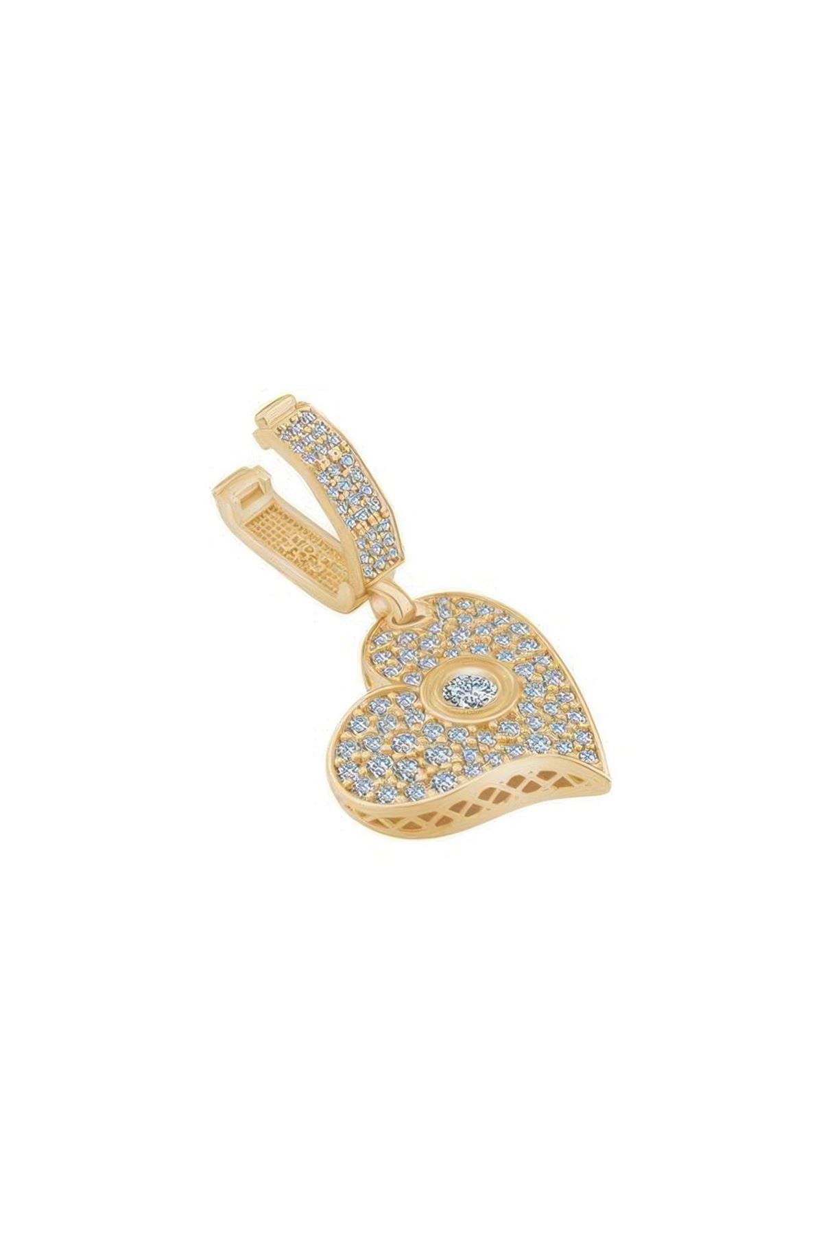 Çift Taraflı Kalp Charm