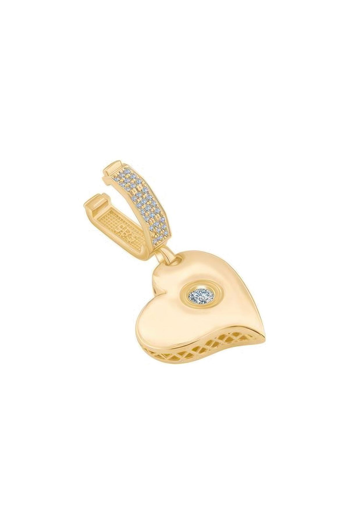 Çift Taraflı Kalp Charm