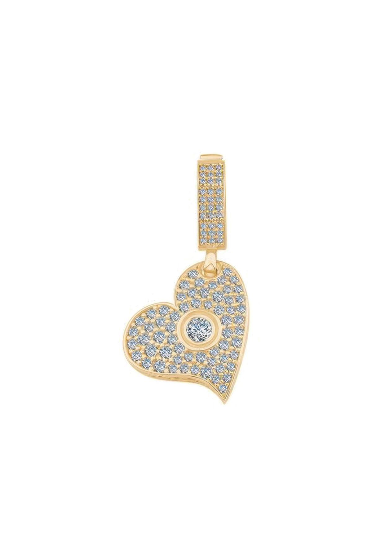 Çift Taraflı Kalp Charm