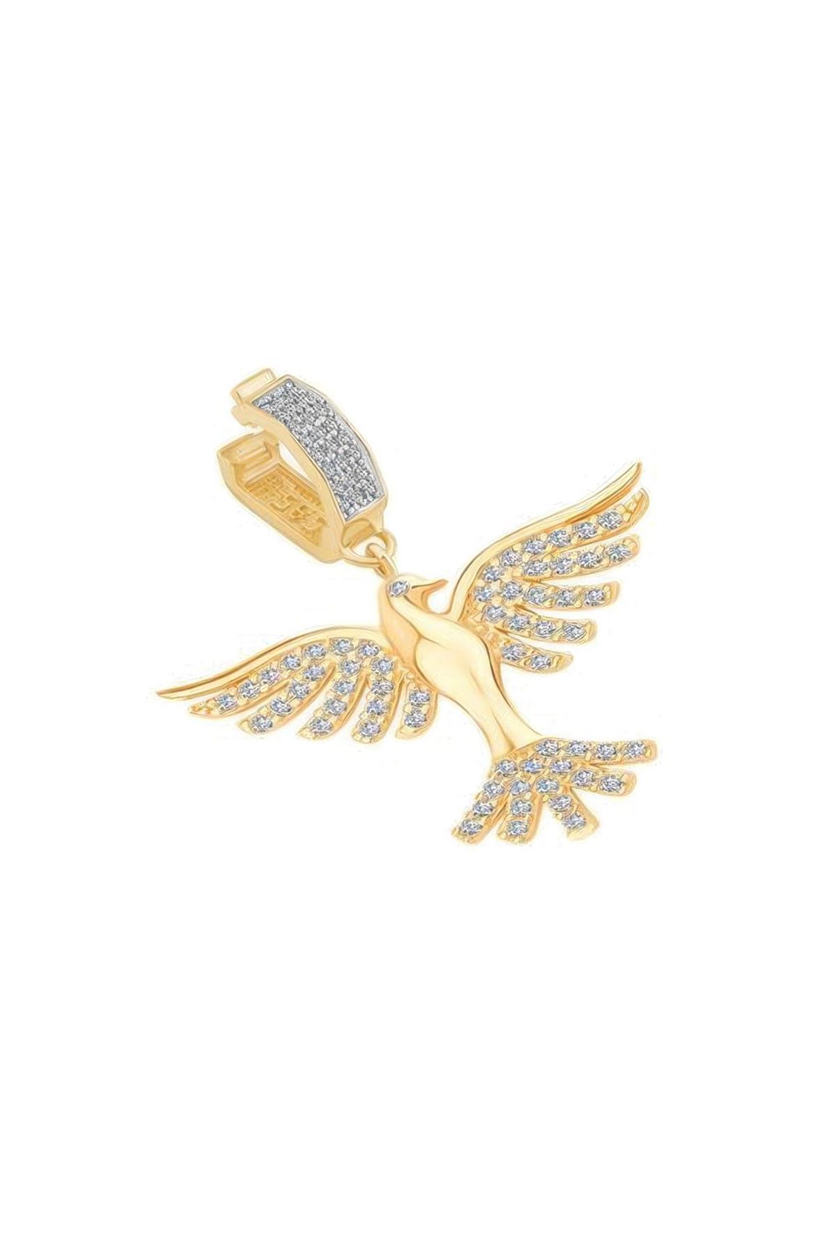 Siyah Anka Kuşu Charm