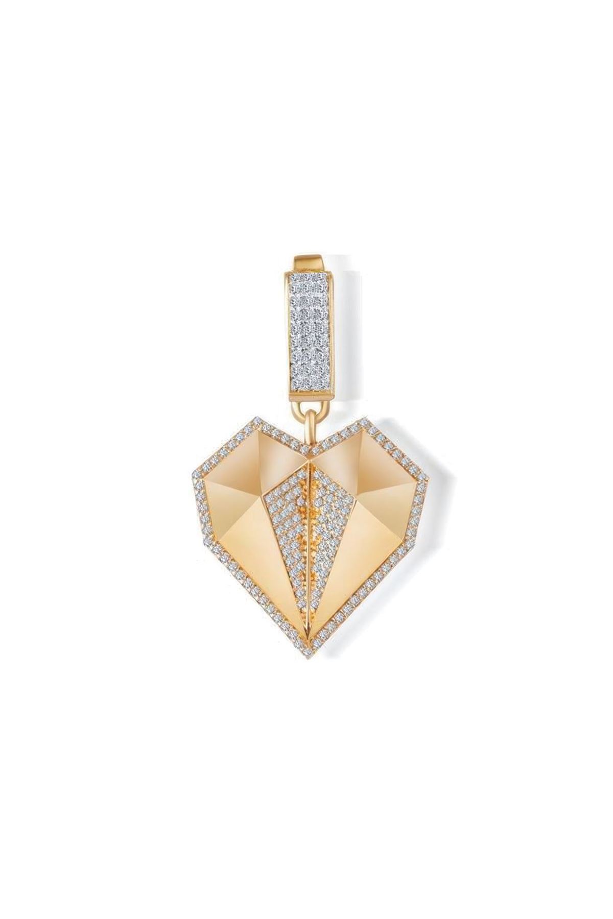 Taşlı Kalp Charm
