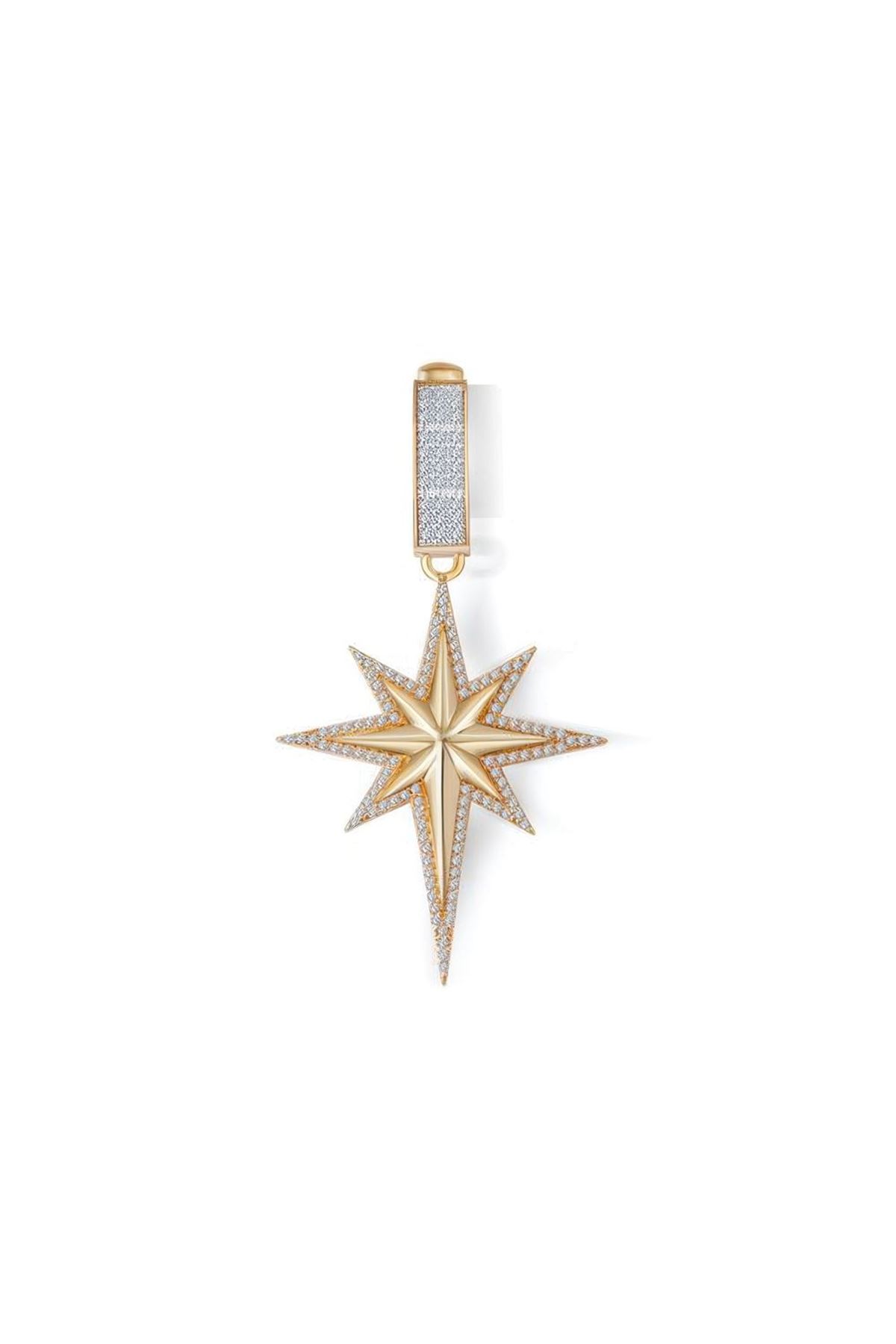 Kuzey Yıldızı Taşlı Charm