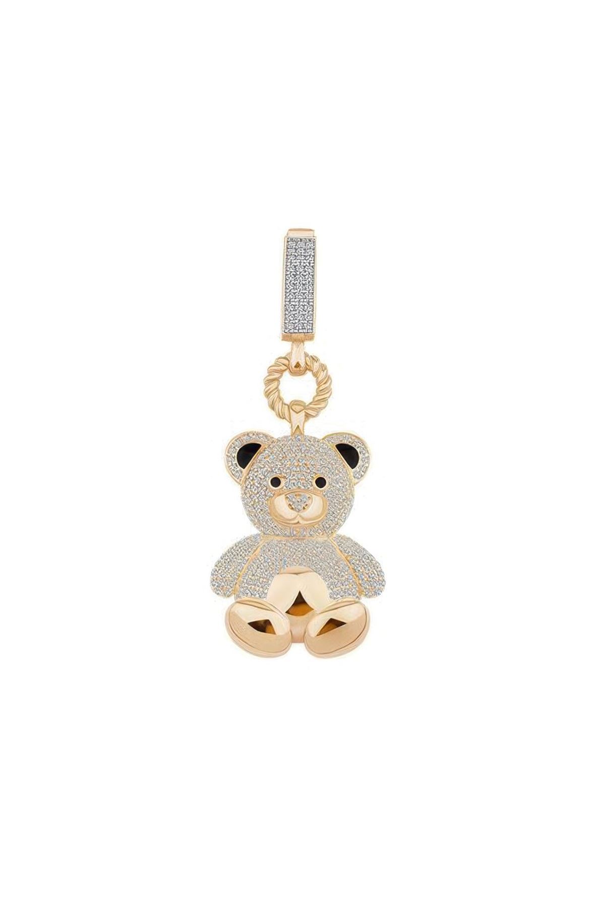 Taşlı 3D Ayıcık Charm