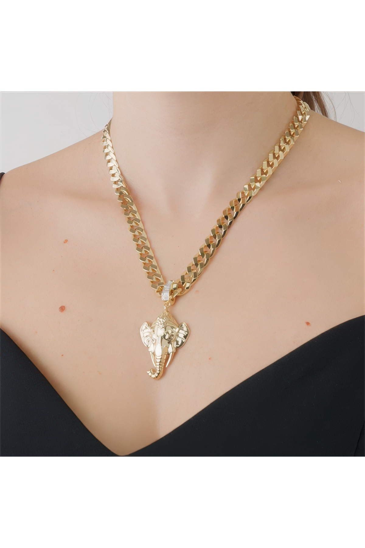 Fil Kolye Ucu Charm