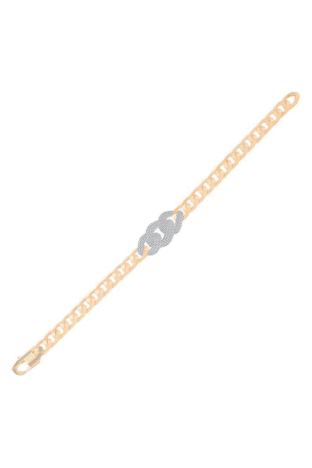 7Mm Tasarım Gurmet Altın Bileklik 18cm