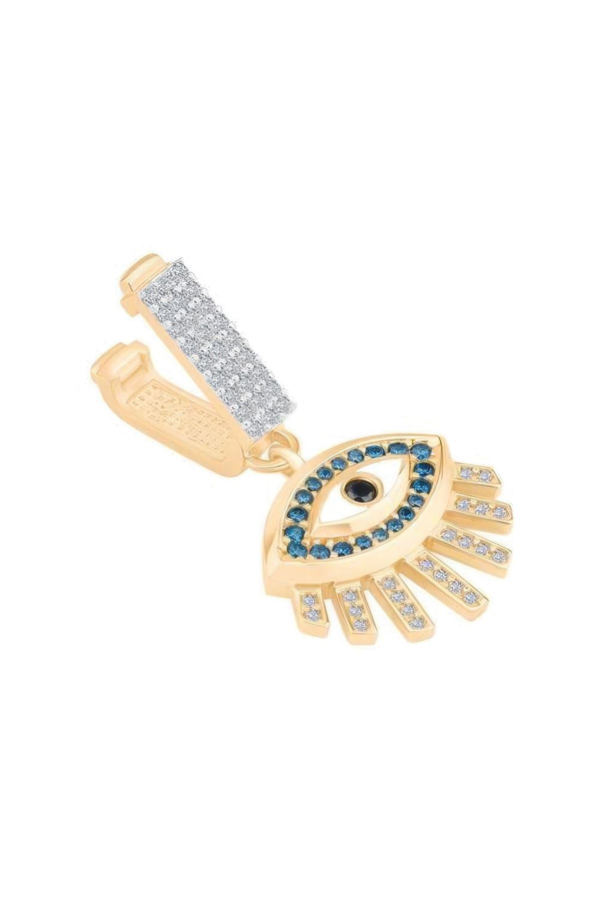 Taşlı Göz 9Mm Bileklik Charm