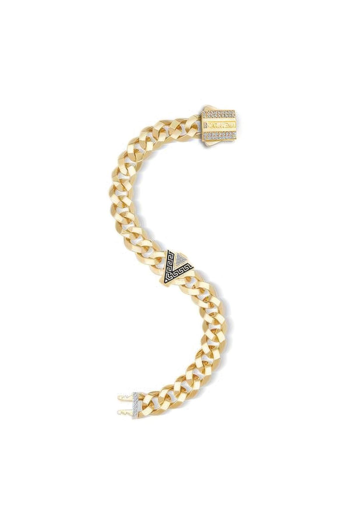 Siyah Greek 9Mm Bileklik Charm