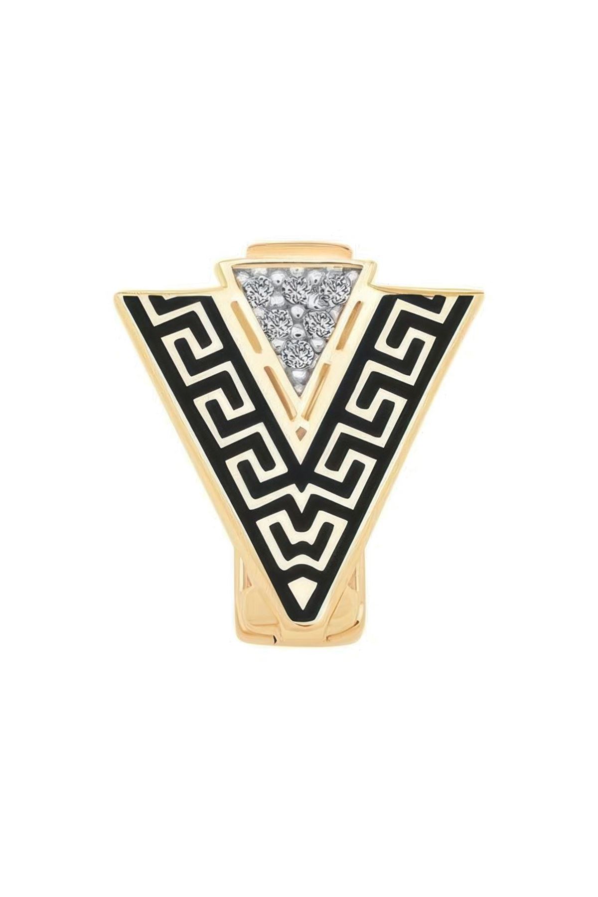 Siyah Greek 9Mm Bileklik Charm