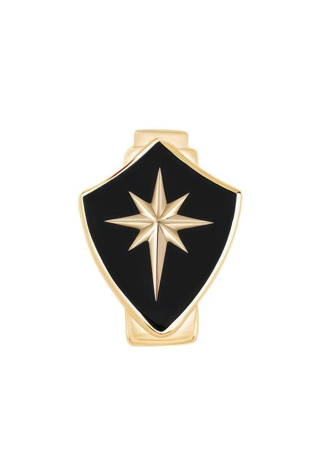 Siyah Kalkan 9Mm Bileklik Charm