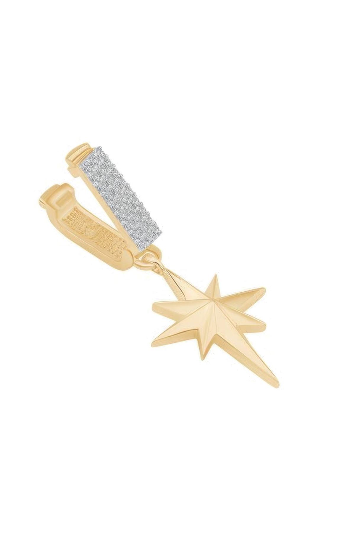 Kuzey Yıldızı Sallantılı 9Mm Bileklik Charm