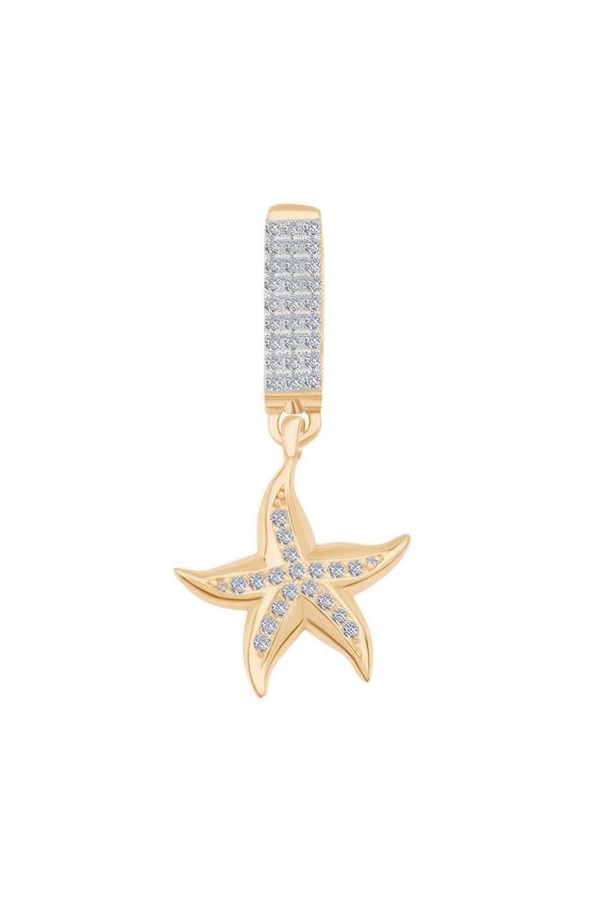 Kuzey Yıldızı Sallantılı 9Mm Bileklik Charm