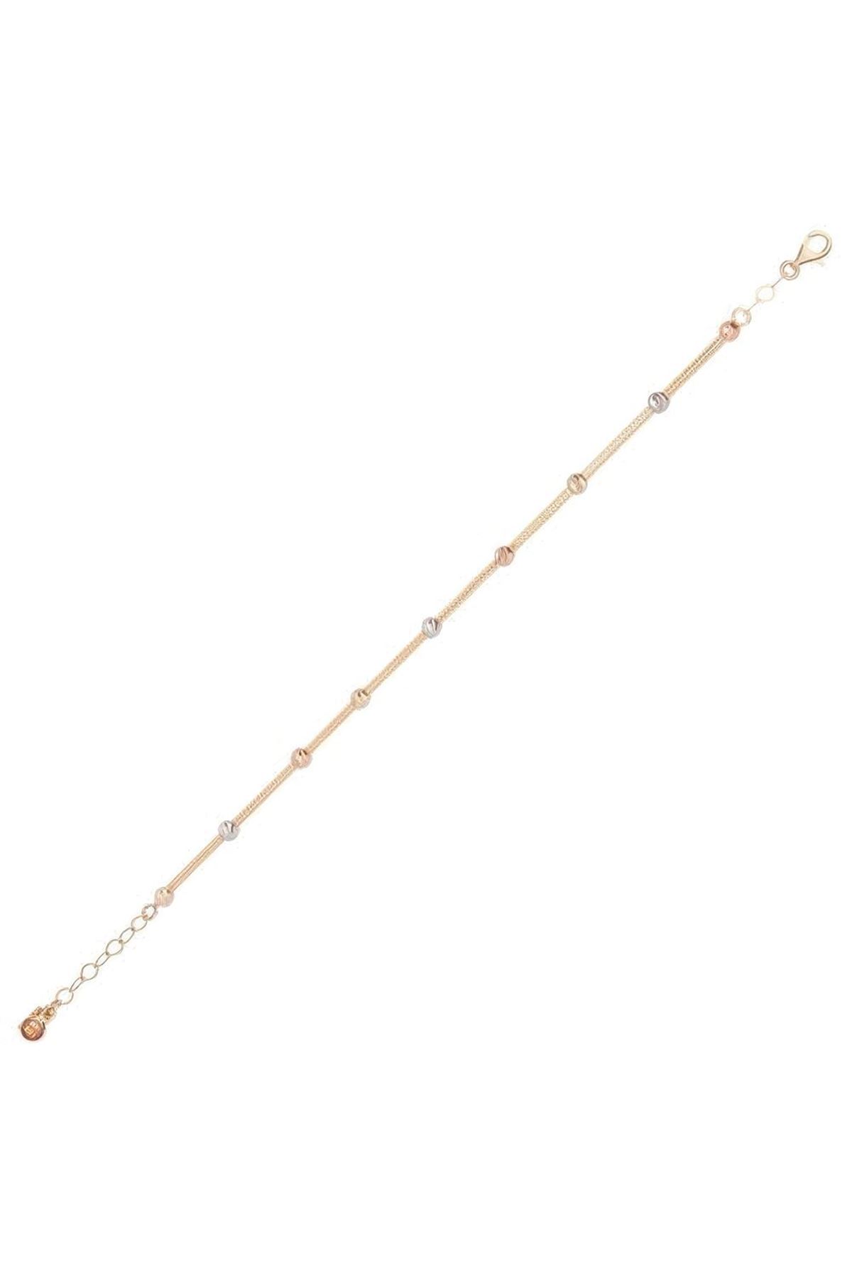 Altın Top Top Bileklik 18CM