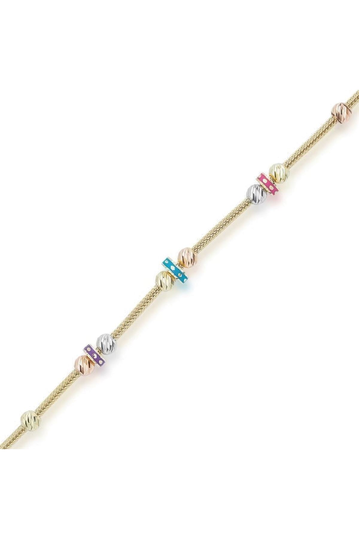 Altın Mineli Trend Bileklik 18CM