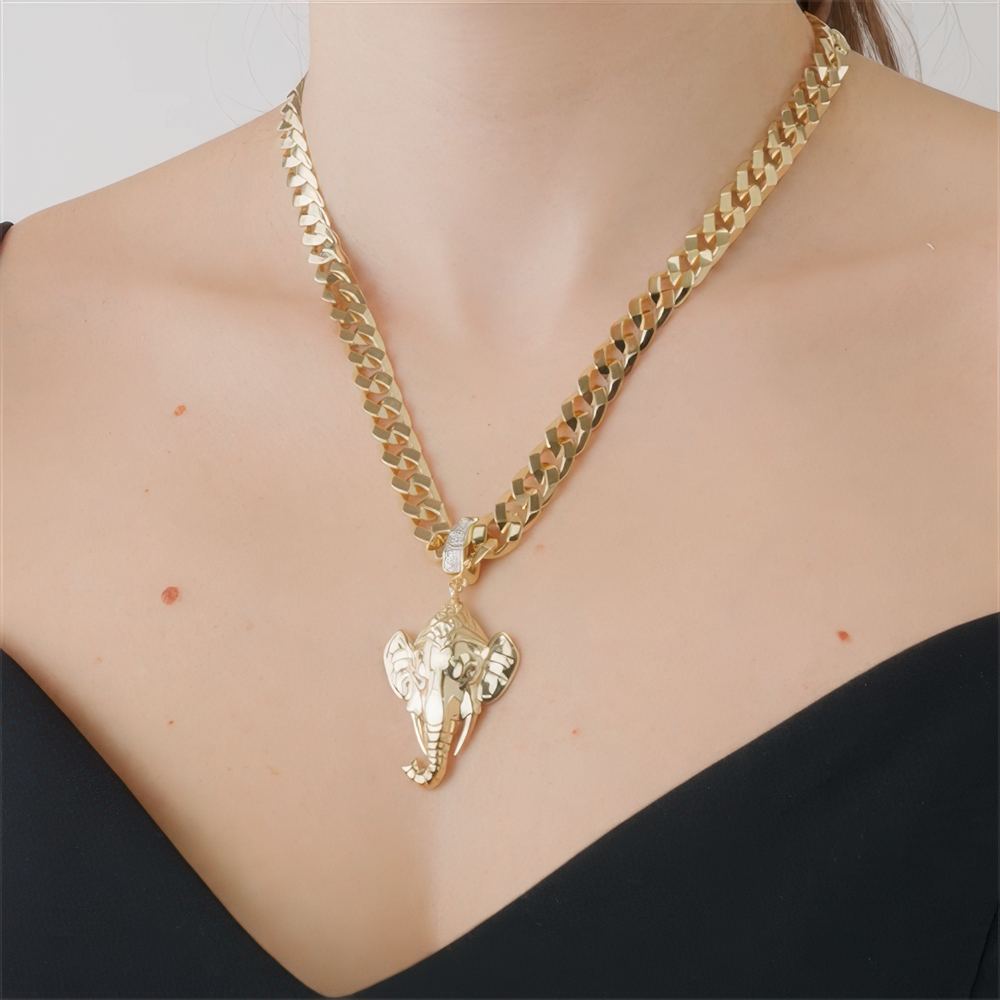Fil Kolye Ucu Charm