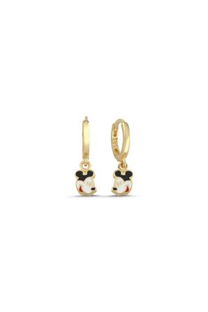 Mickey  Mouse Mineli Çocuk Küpe