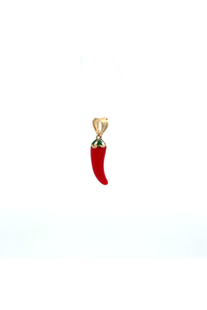 Kırmızı Biber Kolye Ucu(0,3*1.8 Cm)