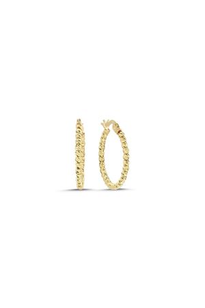 Dorika Toplu Orta Boy Küpe (2x2 cm 1,1 mm)