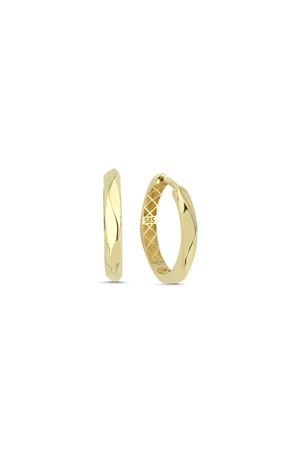 Geometrik Halka Küpe(1,8*1,8 Cm 0,25 Mm)