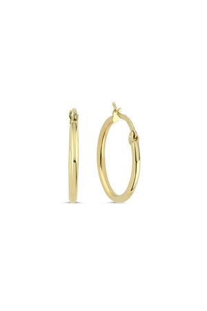Sade Halka Orta Boy Küpe(2*2 Cm 0,2 Mm)