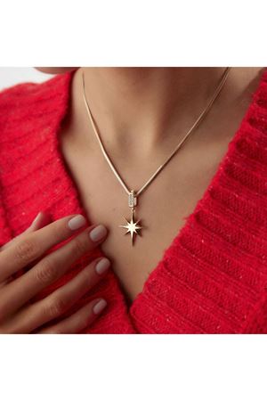 Kutup Yıldız Charm Kolye Ucu