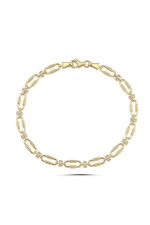 Eterna Burgu Taşlı Bileklik (18.5*0.4 Cm)