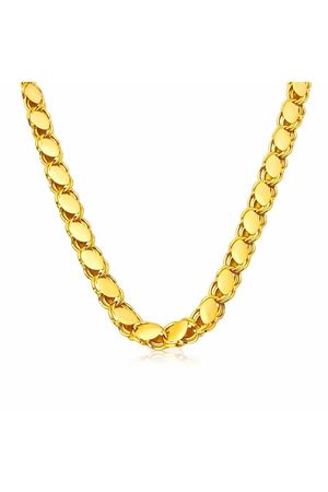 22 Ayar Pullu Altın Zincir 90 cm Parlak Seri