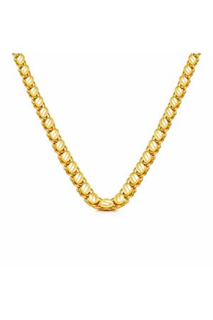 22 Ayar Pullu Altın Zincir 60 cm Parlak Seri