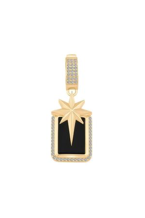 Kuzey Yıldızı Siyah Mineli Charm