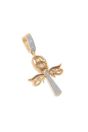 Taşlı Ankh Charm