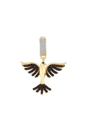 Siyah Anka Kuşu Charm