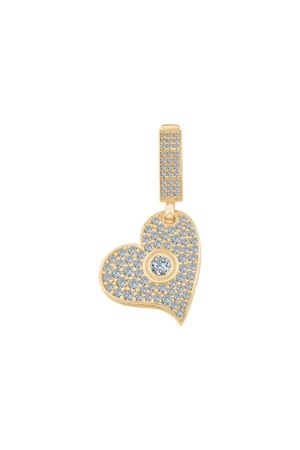 Çift Taraflı Kalp Charm