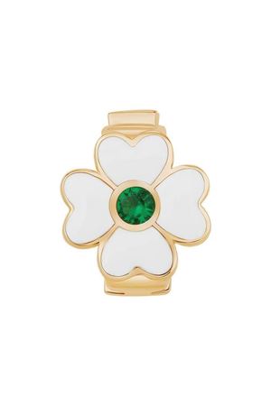 Beyaz Çiçek 9Mm Bileklik Charm