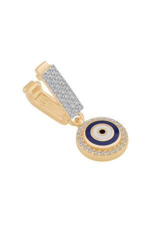 Taşlı Nazar Boncuğu 9Mm Bileklik Charm