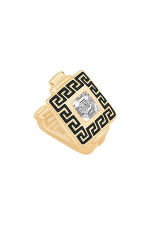 Siyah Kare Greek 9Mm Bileklik Charm