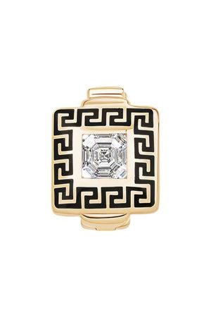Siyah Kare Greek 9Mm Bileklik Charm
