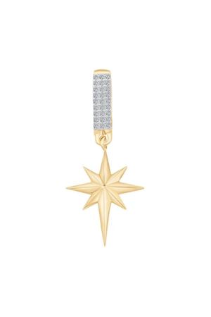 Kuzey Yıldızı Sallantılı 9Mm Bileklik Charm