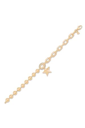İtalyan Top Zincir Yıldız Bileklik 18CM