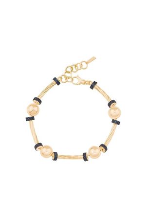 Mavi Taşlı Silindir Bileklik 18CM